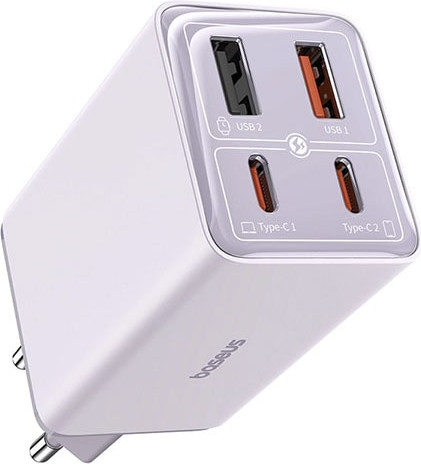 Изображение товара Зарядное устройство сетевое Baseus GaN6 Pro 65W EU / P10162701533-00 (Star Purple)