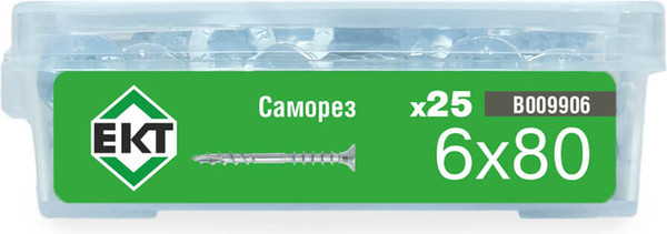 Изображение товара Саморез ЕКТ 6.0x80 / B009906 (25шт)