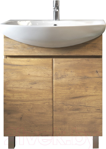 Изображение товара Тумба под умывальник Vigo Wing 700-2-0 (дуб золотой)