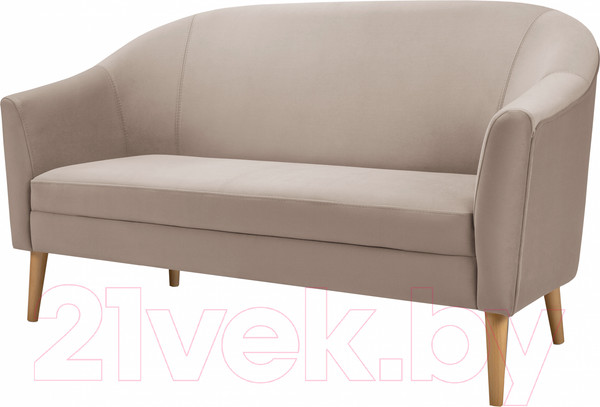 Изображение товара Диван Mio Tesoro Арти (Velutto 18/натуральное дерево)