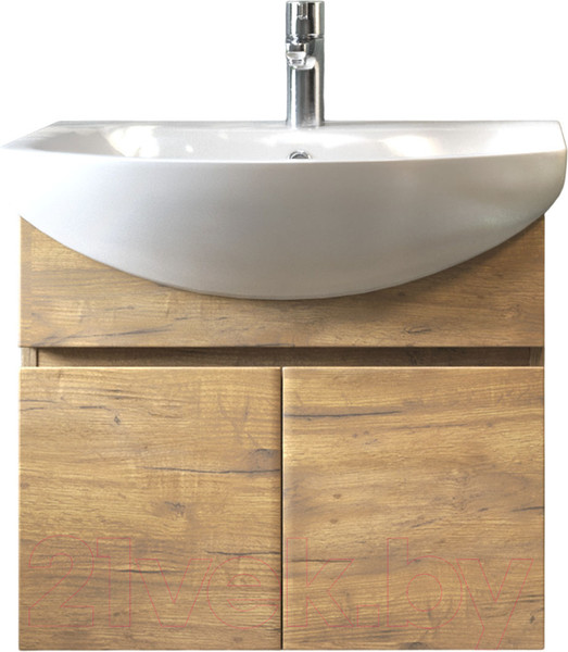 Изображение товара Тумба под умывальник Vigo Wing 600-2-0 (дуб золотой)