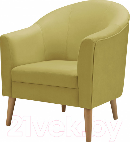 Изображение товара Кресло мягкое Mio Tesoro Арти (Velutto 28/натуральное дерево)