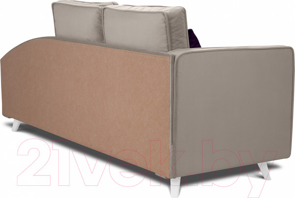 Изображение товара Тахта Mio Tesoro Альфа 800 левая (Velutto 18/Velutto 24/белый)