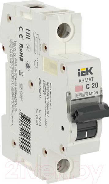 Изображение товара Выключатель автоматический IEK AR-M10N-1-C020