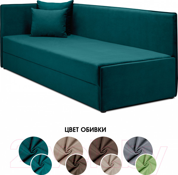 Изображение товара Тахта Mio Tesoro Гамма 800 левая (Velutto 20)