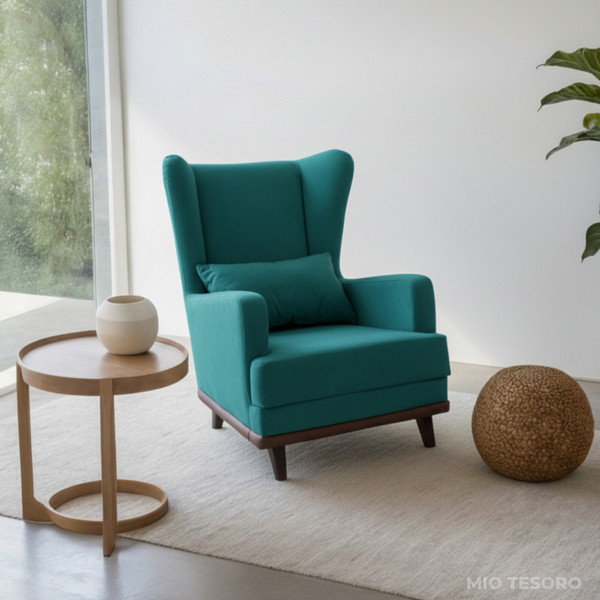 Изображение товара Кресло мягкое Mio Tesoro Ритм (Velutto 20/шоколад)