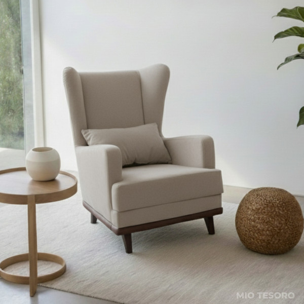 Изображение товара Кресло мягкое Mio Tesoro Ритм (Velutto 18/шоколад)