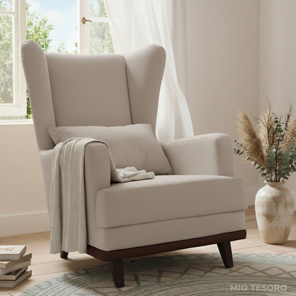 Изображение товара Кресло мягкое Mio Tesoro Ритм (Velutto 18/шоколад)