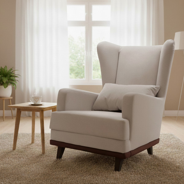 Изображение товара Кресло мягкое Mio Tesoro Ритм (Velutto 18/шоколад)