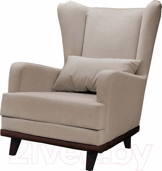 Изображение товара Кресло мягкое Mio Tesoro Ритм (Velutto 18/шоколад)