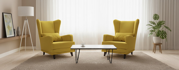 Изображение товара Кресло мягкое Mio Tesoro Ритм (Velutto 28/шоколад)