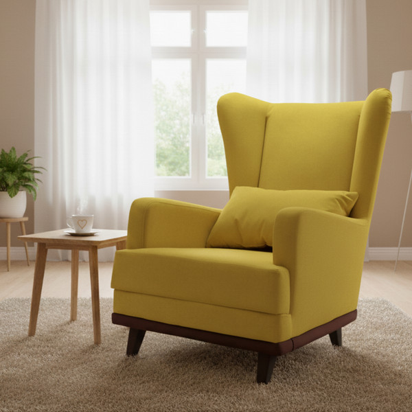 Изображение товара Кресло мягкое Mio Tesoro Ритм (Velutto 28/шоколад)