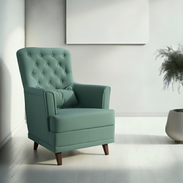 Изображение товара Кресло мягкое Mio Tesoro Каприз (Velutto 43/шоколад)