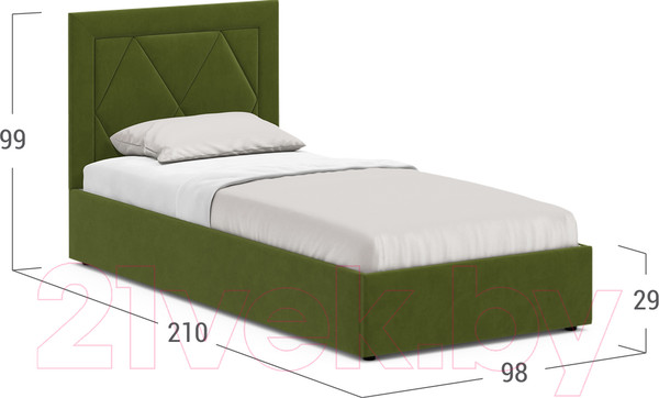 Изображение товара Односпальная кровать Moon Family 1255 / MF010831