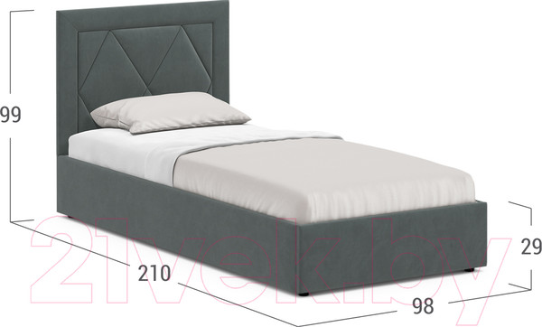 Изображение товара Односпальная кровать Moon Family 1255 / MF010792