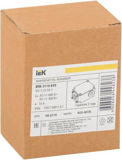 Изображение товара Выключатель концевой IEK KV-1-2110-1