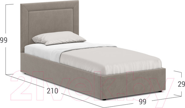 Изображение товара Односпальная кровать Moon Family 1258 / MF011176