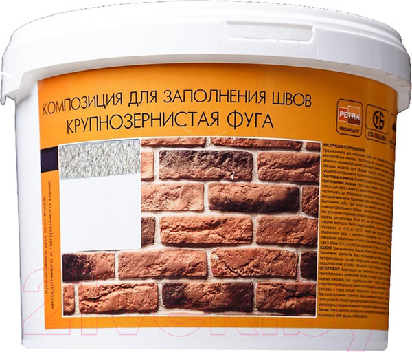 Изображение товара Фуга цементная Petra К01 ультрабелый (5кг)