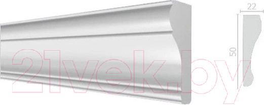 Изображение товара Молдинг Decor-Dizayn 151 A (50x22x2000)