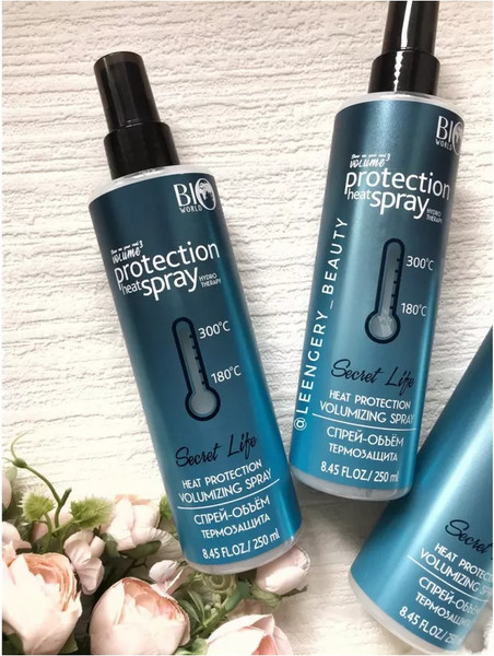 Изображение товара Спрей для волос Bio World Hydro Therapy термозащита объем (250мл)