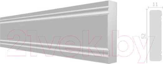 Изображение товара Молдинг Decor-Dizayn 156 A (50x11x2000)