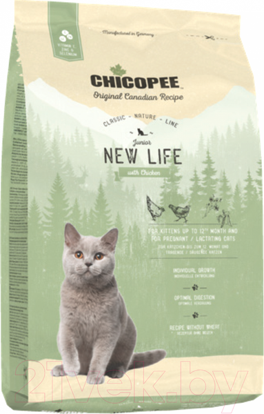 Изображение товара Сухой корм для кошек Chicopee CNL New Life (1.5кг)
