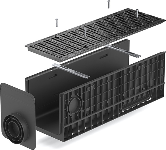 Изображение товара Заглушка ливневой канализации Ecoteck DN 300 / ДИ 13805000 (черный)