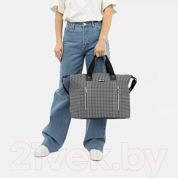 Изображение товара Сумка дорожная Passo Avanti 018-C074-BWT (черный)