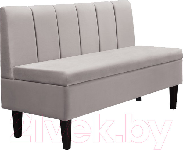 Скамья кухонная мягкая Mio Tesoro Лео 1320 (Velutto 18/шоколад)