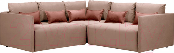 Изображение товара Диван угловой Mio Tesoro Чилетти Лонг (Velutto 55/Velutto 65)