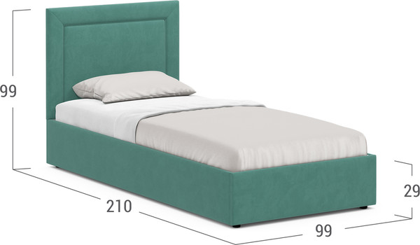 Изображение товара Односпальная кровать Moon Family 1258 / MF011066