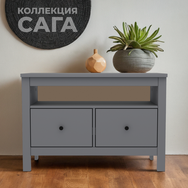 Изображение товара Тумба Mio Tesoro Сага 2.08.03.080.4 (серый)