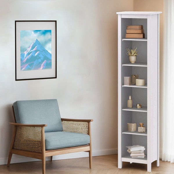 Изображение товара Стеллаж Mio Tesoro Сага 2.08.07.100.1 (белый)