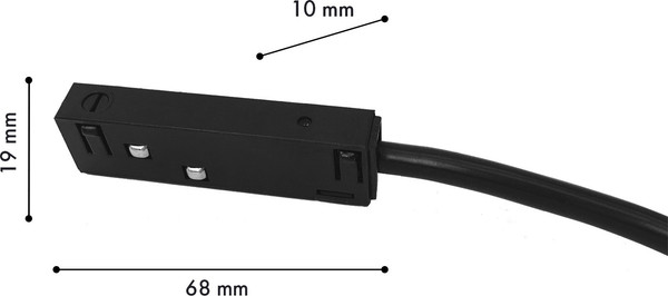 Изображение товара Коннектор для шинопровода FAVOURITE 1012-CB-001