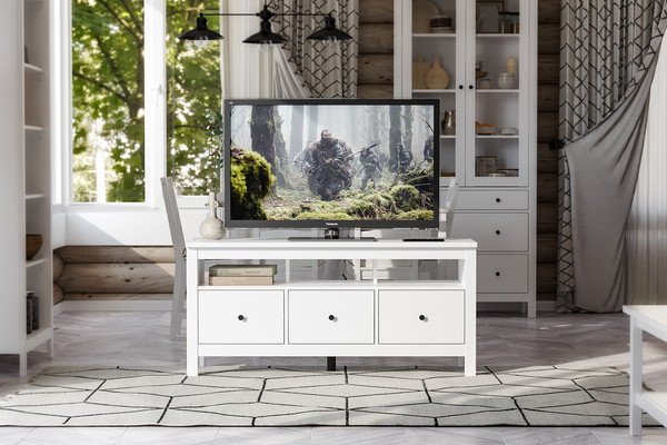 Изображение товара Шкаф с витриной Mio Tesoro Сага 2.08.07.130.1 (белый)