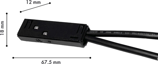 Изображение товара Коннектор для шинопровода FAVOURITE 1012-CB-004