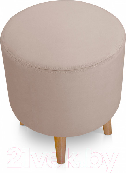 Изображение товара Пуф Mio Tesoro Ронд (Amo 02/натуральное дерево)