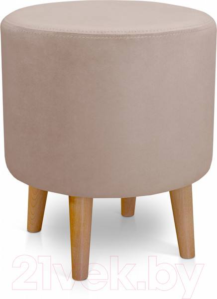 Изображение товара Пуф Mio Tesoro Ронд (Amo 02/натуральное дерево)