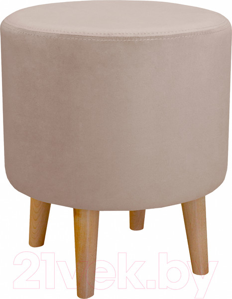 Изображение товара Пуф Mio Tesoro Ронд (Amo 02/натуральное дерево)