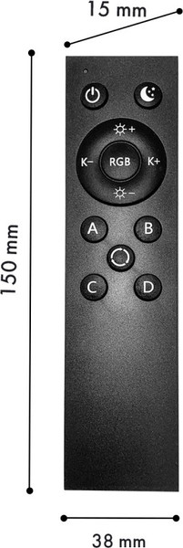 Изображение товара Пульт для светильника FAVOURITE 1012-RC-001