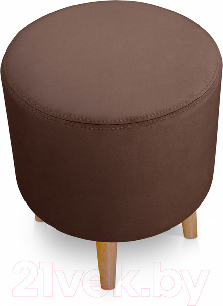 Изображение товара Пуф Mio Tesoro Ронд (Amo 09/натуральное дерево)