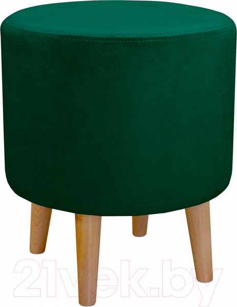 Изображение товара Пуф Mio Tesoro Ронд (Amo 19/натуральное дерево)