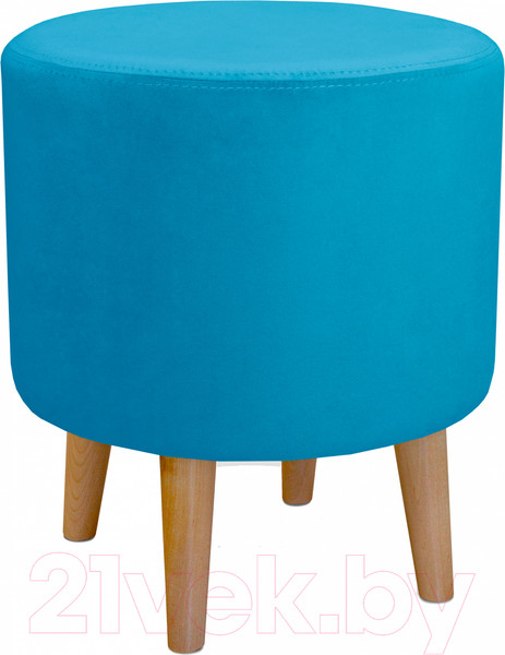 Изображение товара Пуф Mio Tesoro Ронд (Amo 22/натуральное дерево)