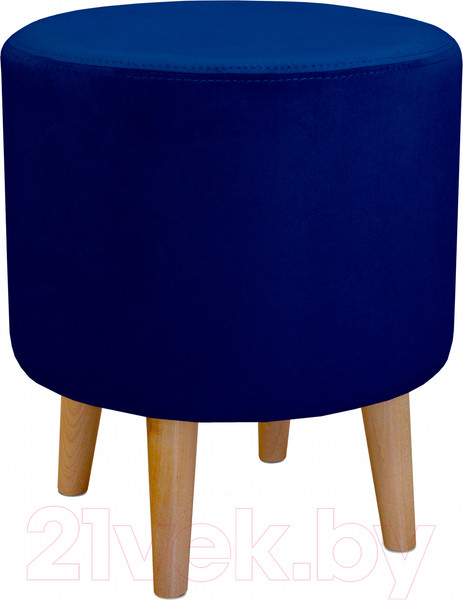 Изображение товара Пуф Mio Tesoro Ронд (Amo 24/натуральное дерево)