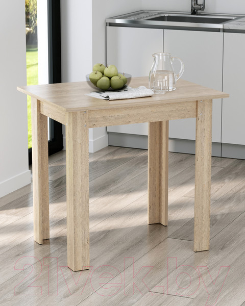 Изображение товара Обеденный стол Артём-Мебель Афина СН-130.10 (дуб экспрессив песочный)