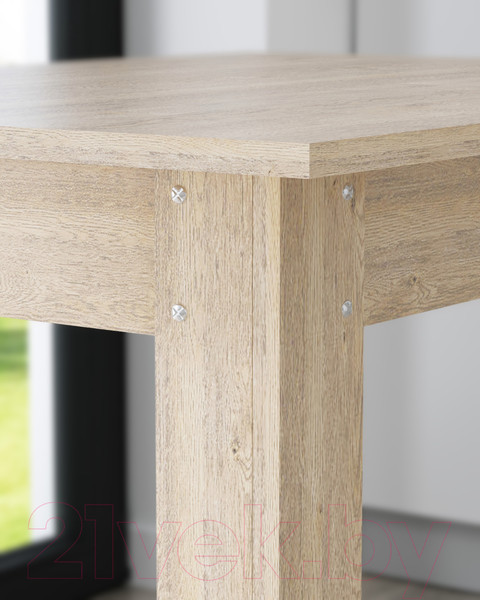 Изображение товара Обеденный стол Артём-Мебель Афина СН-130.10 (дуб экспрессив песочный)