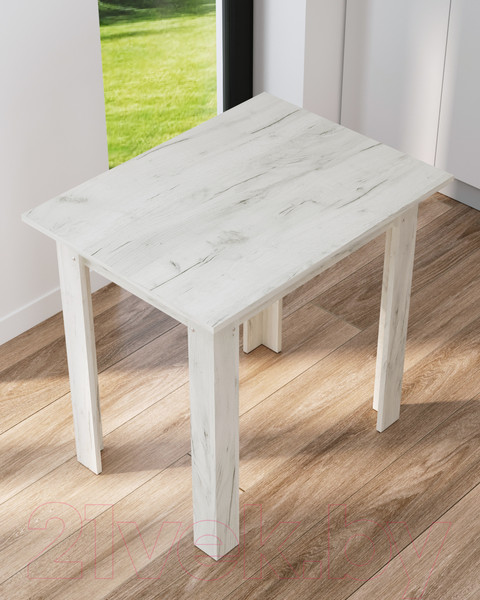 Изображение товара Обеденный стол Артём-Мебель Афина СН-130.10 (дуб крафт белый)