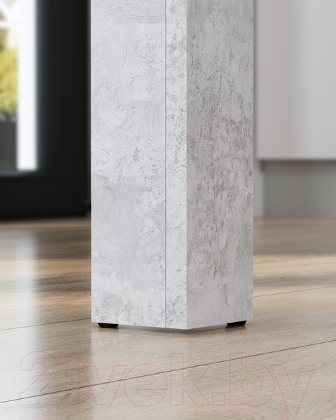 Изображение товара Обеденный стол Артём-Мебель Афина СН-130.10 (бетон спаркс лайт)