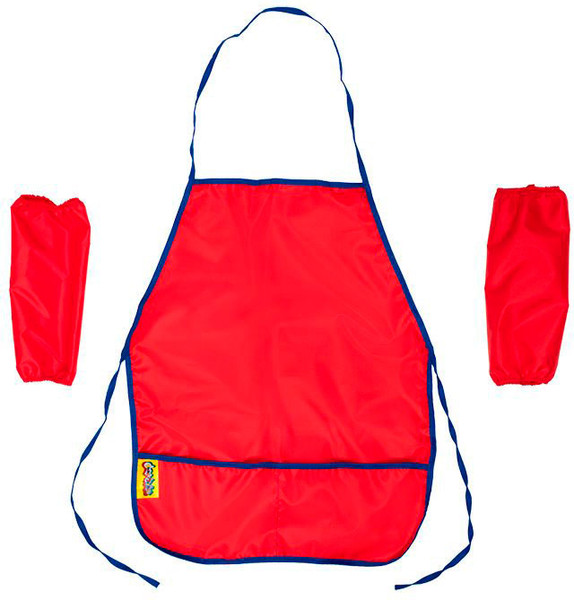 Изображение товара Фартук для творчества Каляка-Маляка НКМ-К (с нарукавниками, красный)
