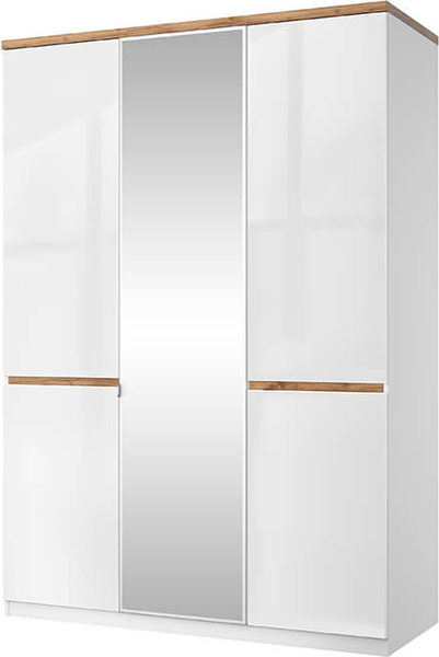 Изображение товара Шкаф Anrex Taurus 3DG HZ (белый/дуб вотан)